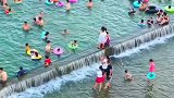 湖北咸宁发现一处天然游泳圣地，一起来感受下夏日里的清凉吧