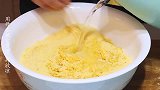 玉米面发糕最简单的做法，一次发酵，暄软不塌陷，比馒头还简单
