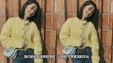 气质女神李沁的春日造型，黄色毛衣搭配牛仔裤，太美了