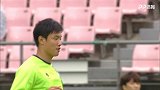 赛前热身-金信煜“十元效果”红发抢镜 佩雷拉亲自指挥训练