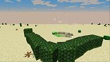 我的世界MC动画：娜迦巨蛇VS泰坦铁傀儡泰坦苦力怕