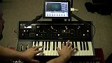 Animoog and Moog Little Phatty combined together