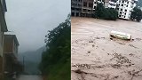 “别睡了，关注河水！” 暴雨夜袭彝良民警凌晨挨家预警喊到破音