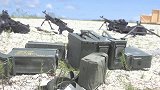 M240B通用机枪实弹射击训练，可散式弹链任意消耗
