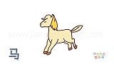 动物简笔画大全，画马简笔画