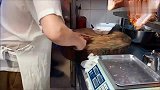 香港烧腊店，半肥瘦叉烧一条69，瘦烧肉一斤100