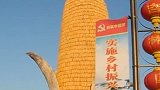 吉林村民用1.5万根真玉米建超级大玉米，高10米直径2.8米