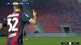 第39分钟博洛尼亚球员斯万贝里进球 博洛尼亚2-1萨索洛