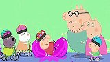 小猪佩奇学会骑自行车了，可是她实在太骄傲了，一不小心就摔了！