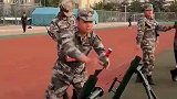 教官带学生提前训练迫击炮和火箭筒，现场气氛超燃