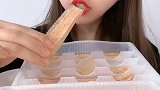 自己做的辣条冰，真的是特别好吃，太美味了！