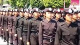 泰国女兵进行队列演示，魔鬼般的步伐充满喜感！