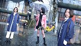 武汉街头实拍，最后一位小姐姐的粉色外套求链接！