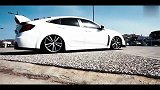 本田思域改装，一身雪白气宇非凡！
