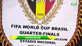 世界杯-14年-淘汰赛-1/4决赛-赛前探访比利时队更衣室-花絮