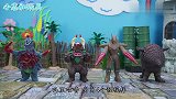 僵尸博士带领叽里咕噜，把心奇爆龙战车的陀螺战车全部打败