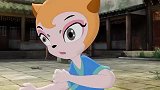 虹猫蓝兔：小姐挂灯笼，却被虹猫弄倒