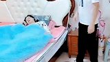 孩子都起床了媳妇还在睡懒觉，丈夫出绝招