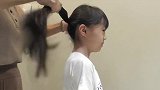 小女孩，把长发剪成波波头，你看美不美