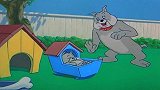 猫和老鼠：汤姆摸到老鼠夹子，疼的脸都憋红了，却不敢叫！
