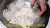 想要藕片不发黑,掌握这2个技巧学会了,藕片白如玉还特别的脆