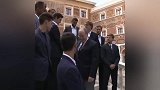 蒙特卡洛大师赛开赛前会见亲王 小德纳达尔瞬间变乖