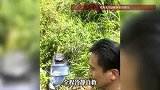 男子连人带车坠崖，冷静自救毫发无伤，车还能打着火，网友：劫后逃生必有后福