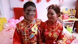 邯郸农村婚礼，新娘笑得好甜，两个人真有夫妻相！