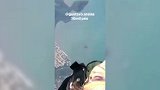 早就把中超网红忘到脑后了 帕托前女友玩高空跳伞太过潇洒