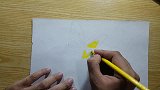 这个3D蝴蝶画的真是栩栩如生，相当立体！有兴趣的来学着画画吧