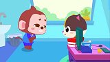 蜡笔精灵：幼儿儿歌，可爱的童谣，猫咪小医生帮小猴子包扎伤口！