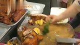 20秒出1盒饭，香港斩料师傅刀工粗中有细，黯然消魂掌出神入化