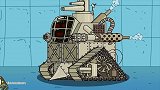 坦克世界动画：加个装甲就能击败远古坦克吗这个装甲太薄了！