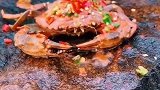 用石头烤螃蟹吃你们试过吗
