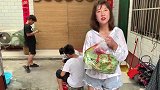 嫂子中午给三胞胎小叔子做了四菜一汤，三个人直呼遇到了个好嫂子