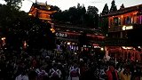 9月17日傍晚，丽江古城四方街