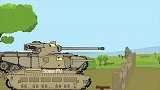 坦克世界搞笑动画：红色的舰炮！