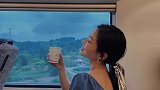 高铁拍照 打死不看镜头！精髓掌握了没轻颜相机 轻颜相机拍大片