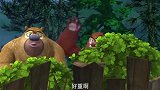 熊出没：光头强过环保生活，把电锯给了熊大，还主动种树