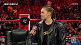WWE-18年-RAW第1307期：贾克斯舌战互殴隆达罗西 难破十字固投降认输-花絮