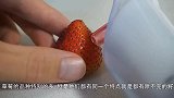 教你制作草莓水滴蛋糕，把草莓装进“水滴”里，成品太惊艳了