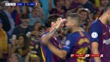 梅吹大师精准挑传禁区 梅西高速插上推射再下一城