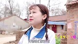 妈妈带甜甜和来福去看桃花，俩人置身花海