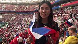PP体育直击：俄罗斯造恐怖主场氛围 球场每个座位摆满国旗