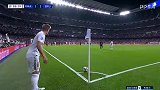 第89分钟皇家马德里球员瓦拉内射门 - 打偏