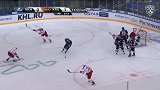 KHL常规赛昆仑鸿星2-0俄罗斯石化队精彩集锦