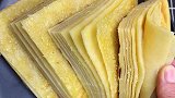 千层这样做菜好吃，学会这个擀面技巧，做出的饼柔软又多层