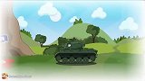 坦克世界搞笑动画：站的高的总是挨打的那个