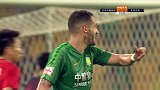 第84分钟北京中赫国安球员王子铭(U23)射门