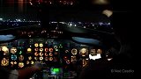 延时摄影-20111216-驾驶舱绝美实拍墨西哥城夜间起飞全过程